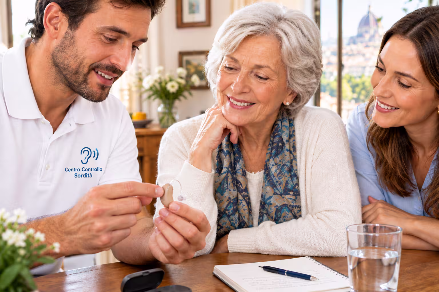 Consulenza acustica a domicilio con una famiglia a Fidenza